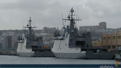 El segundo buque de acción marítima ‘Rayo’ llega a su base de Las Palmas de Gran Canaria.