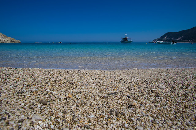 Spiaggia e mare di Agios Nikitas-Lefkada