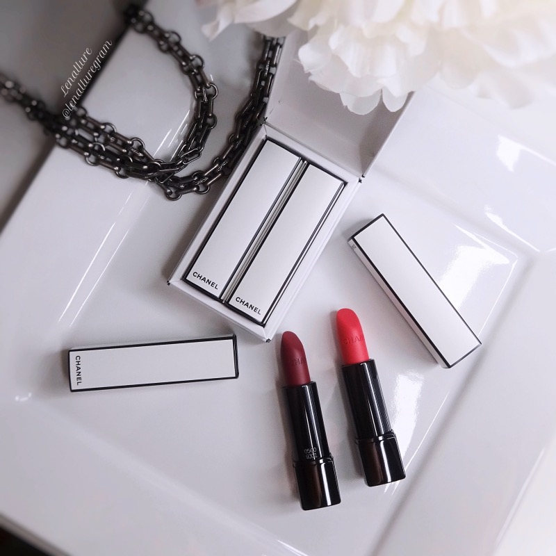 Chanel Rouge Allure Velvet Nuit Blanche lipsticks review swatches