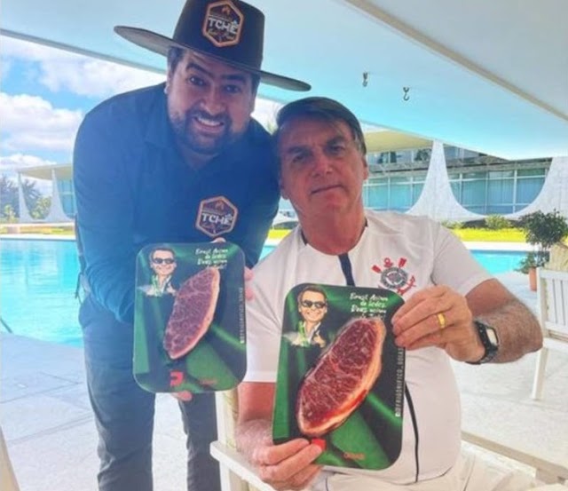 Enquanto milhões de brasileiros passam fome: Churrasco de Bolsonaro tem picanha de R$ 1.799,99 o quilo