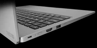 Tecno Rilis Laptop Baru dengan Baterai Tahan Hingga 22 Jam. (Gambar: Tecno)