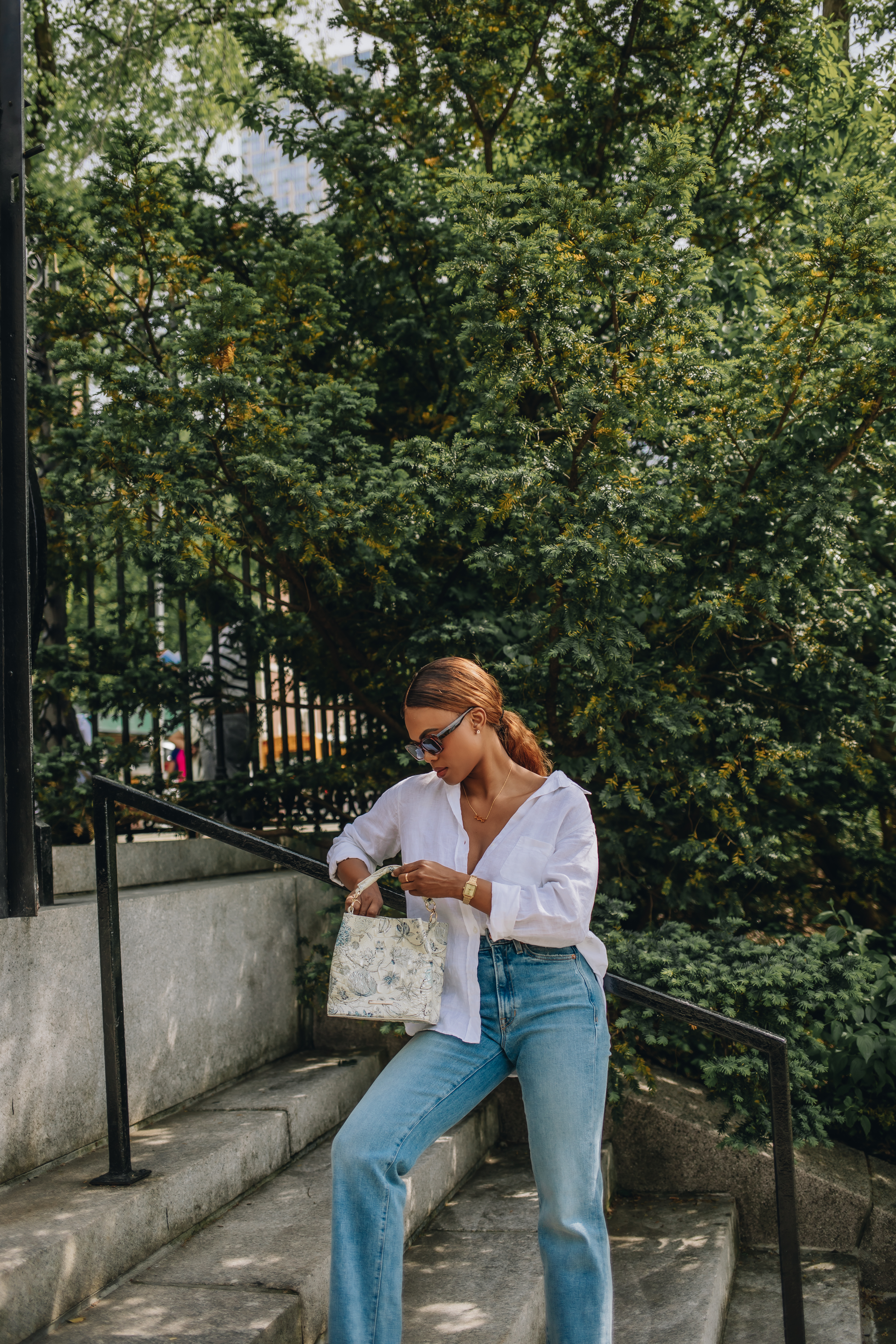 THE HERO BUTTON-UP GARMENT DYED TUMBLED LINEN