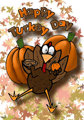 Animated Thanksgiving Turkey Wallpaper