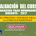 V EVALUACIÓN  DEL CURSO DE PREPARACION PARA NOMBRAMIENTO DOCENTE 