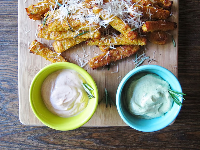 Rosemary Parmesan Polenta Fries