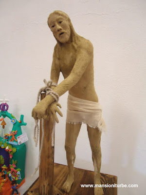 Escultura de Pasta de Caña hecha por artesanos michoacanos