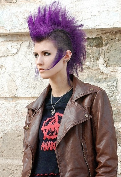 punk hairstyle