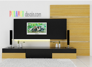 Kitchenset Pelangi Desain Interior backdrop tv minimalis 