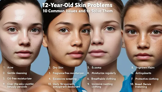 12-year-old skin problems