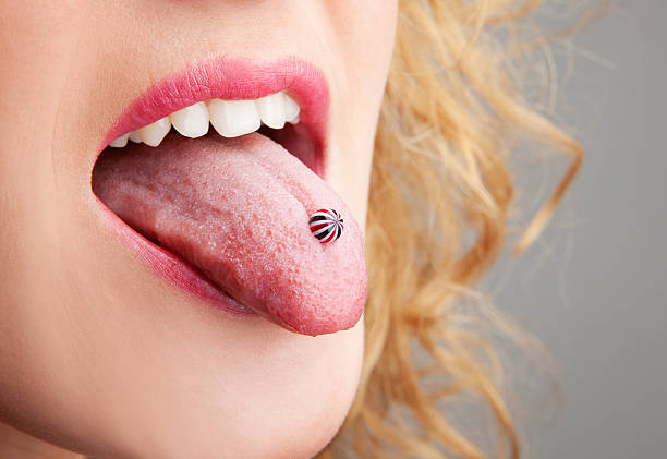 Possible causes of an inflamed tongue piercing