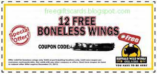 Free Printable Buffalo Wild Wings Coupons