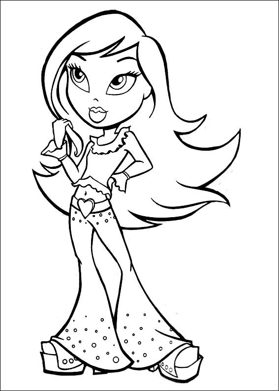 Download Bratz Coloring Pages ~ Free Printable Coloring Pages - Cool Coloring Pages