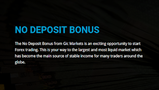 GIC Markets Forex No Deposit Bonus