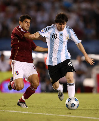 World Cup 2010 Lionel Messi Football Action