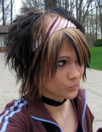emo hairstyles pic. Short emo hairstyles for girls have gained popularity because of their