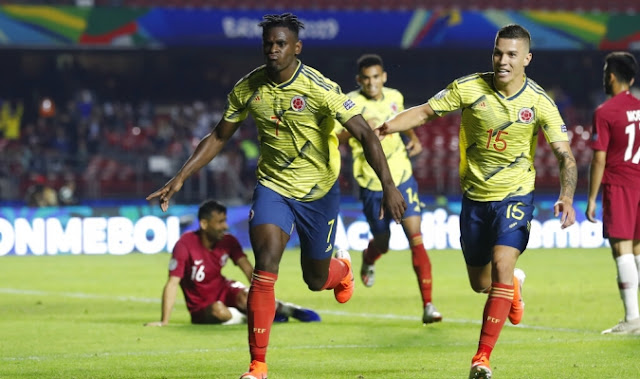 FÚTBOL: Selección cafetera fue la primera en clasificar a los cuartos de final en Copa América Brasil 2019.