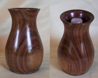 Handcrafted Walnut Fresh Flower Vase, wood handicraft, Handcraft, Antique Flower Vase, Vase