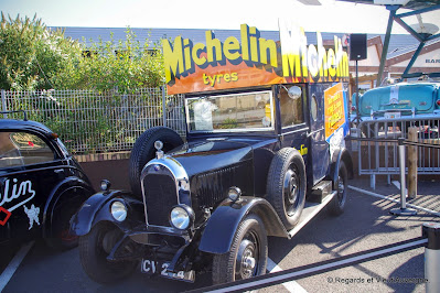 Véhicules Publicitaires Anciens Riom, 2015 pub Michelin