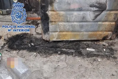 Detenido por quemar 107 contenedores, Gran Canaria