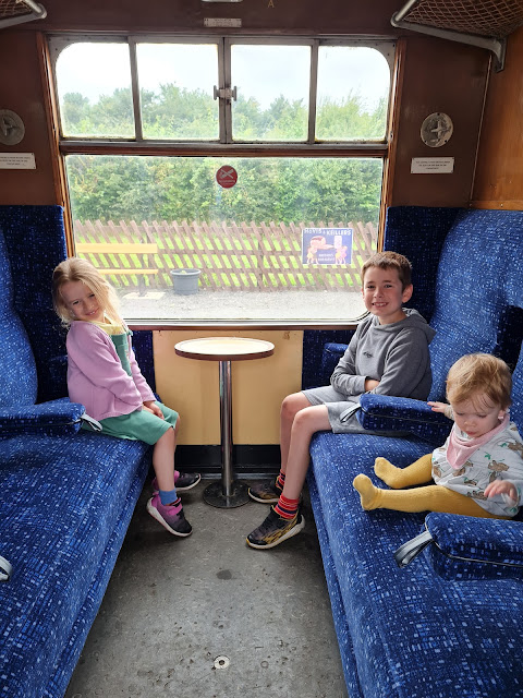 Aln Valley Railway Review  - inside a carriage