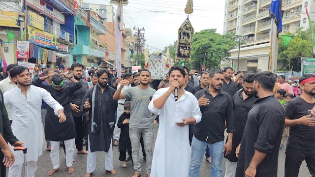 10 वीं मोहर्रम: रांची मस्जिद जाफरिया से निकाला गया आशूरा का जुलूस
