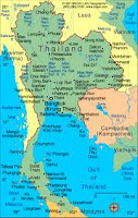 แผนที่ประเทศไทย Thailand Map