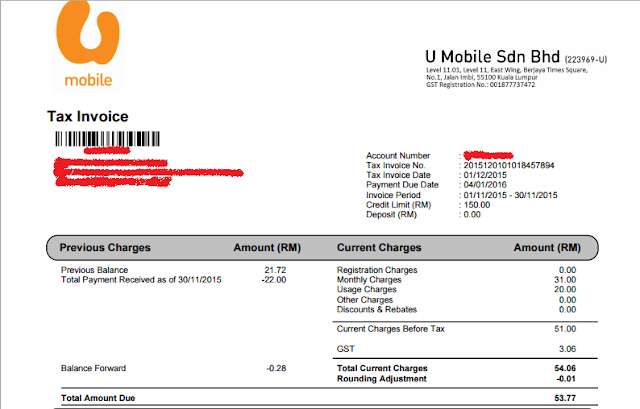 Contoh Invoice Internet - Contoh M