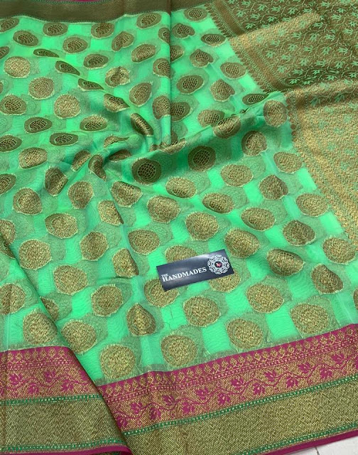  Kora Banarasi  Sarees