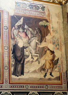 Storie di San Gregorio, 1335 ca., Traiano e la vedova