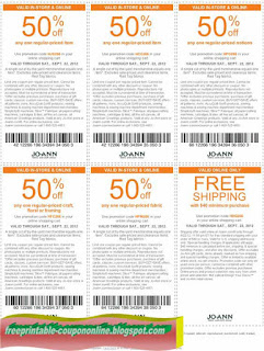 Free Printable Joann Coupons