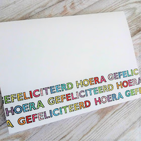 Greeting card with stamps from Carlijn Design