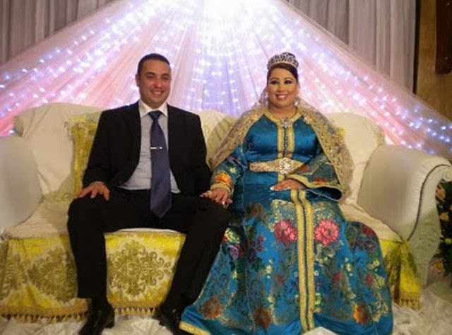 الفنانة المغربية سعيدة شرف و زوجها