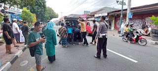 Polsek Ngampilan Datangi TKP Orang Meninggal