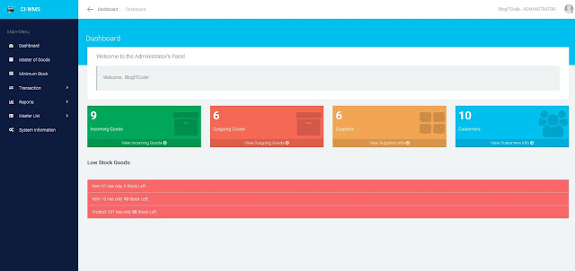 Hệ thống quản lý kho hàng PHP & MySQL