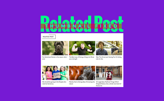 Cara Mengatasi Gambar Related Post Gepeng dan Support HTTPS