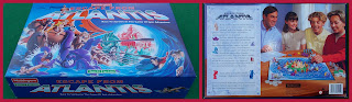 1996 Waddington's; Ancient Greece; Assault Craft; Atlantis; Atlantis Board Game; Bireme; Board Game; Boardgame Pieces; Boardgamegeek; Bronze Age; Dolphins; Giant Octopus; Mediterranean; Minoan Civilisation; Myth & Legend; Playing Board; Playing Piece; Pre-History; Sea Monsters; Sharks; Small Scale World; smallscaleworld.blogspot.com; Waddington's Atlantis; Waddingtons Games; Waddingtons' Game;