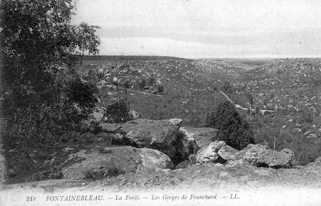 Les Gorges de Franchard en 1920