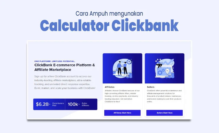 Cara Ampuh mengunakan Calculator Clickbank