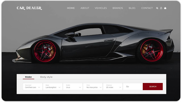 car dealers website development