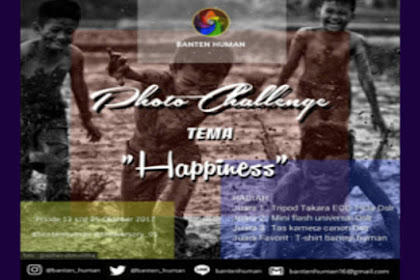 √ Happiness Photo Contest Berhadiah Tripod, Mini Flash, Tas Kamera &
Kaos