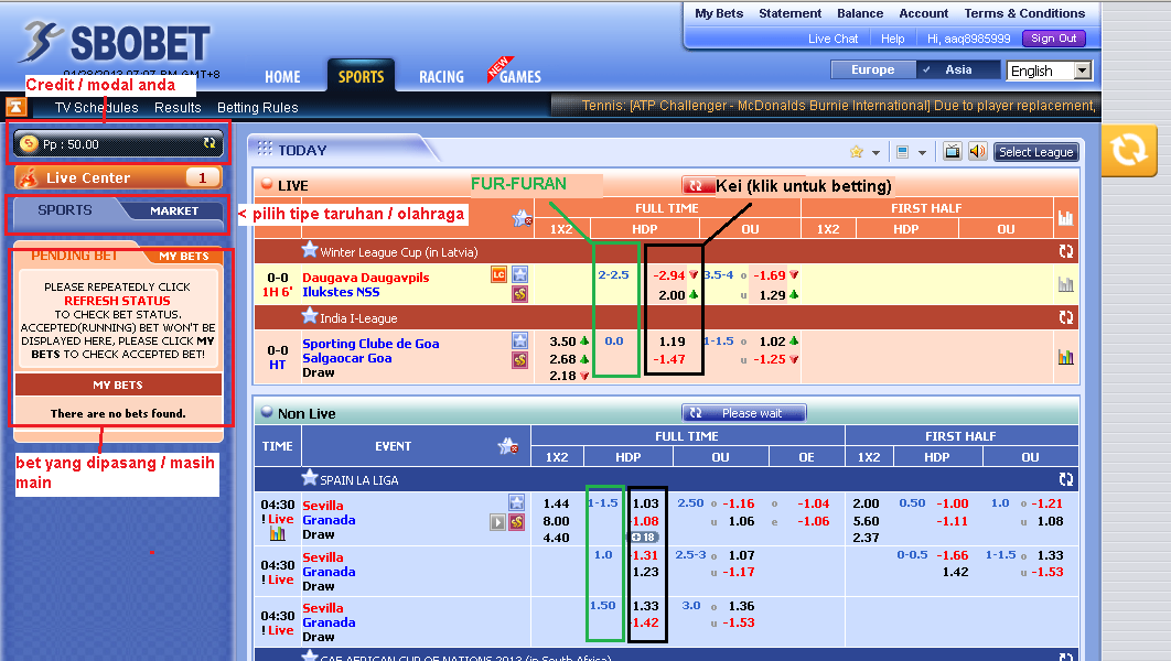 bandar taruhan bola on line