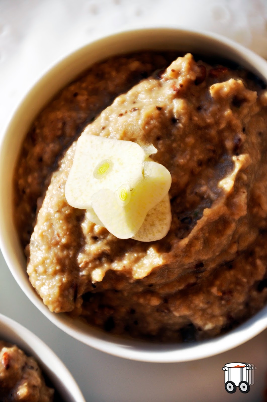 Quick Cheap Tasty - Vegan eggplant paste (gluten and lactose free)