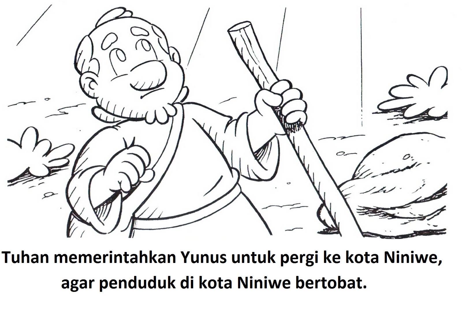 Sekolah Minggu Ceria: Yunus di Perut Ikan Besar