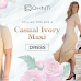 Styling Tips for a Casual Ivory Maxi Dress