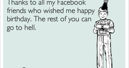 Funny Thank You Status Messages For Birthday Wishes On Facebook Thank You