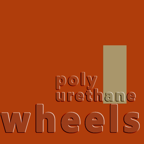  Polyurethane wheels