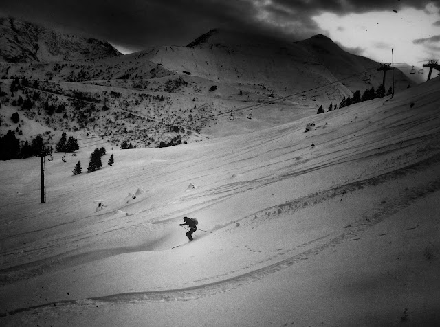 ski hors piste saint gervais ski de rando Manu RUIZ