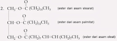  terbentuk dari adonan tiga molekul asam lemak dengan satu molekul gliserol Pintar Pelajaran Tata Nama Lemak, Aturan Penamaan, Contoh, Kimia