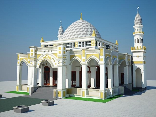 30 Model Masjid Minimalis Dengan Model Masjid Modern dari 