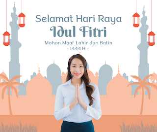 Kumpulan Bingkai Selamat Hari Raya Idul Fitri yang Unik dan Berbeda dari yang Lain.